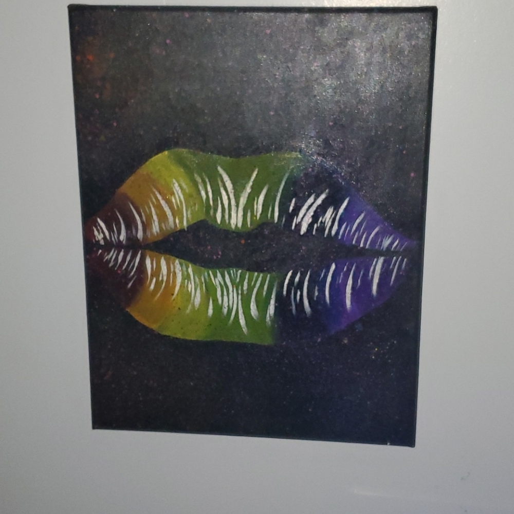 Acrylic hand painting